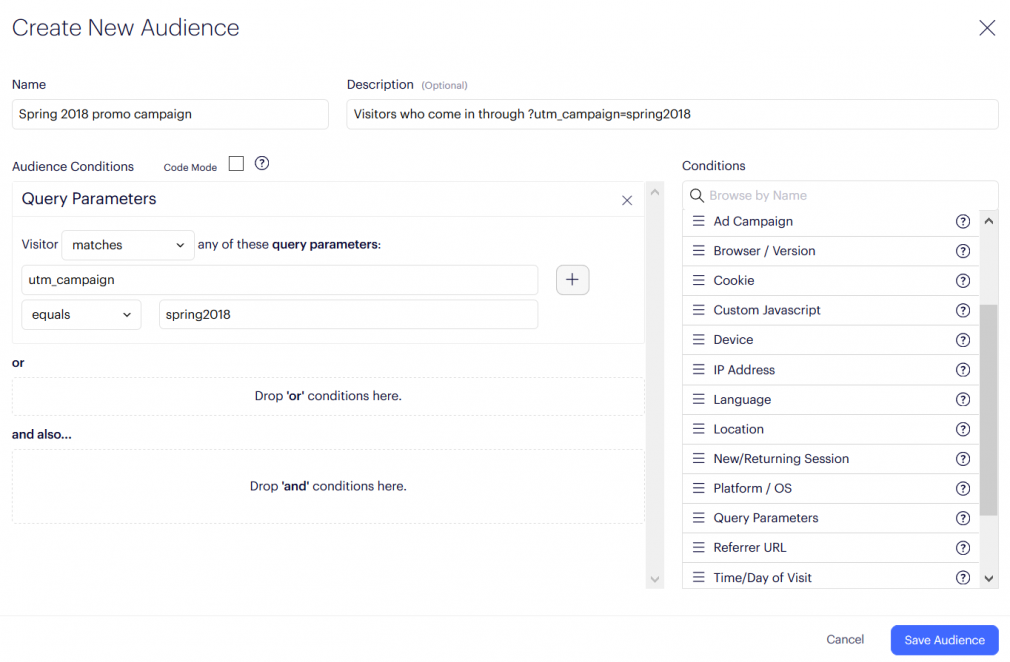 Optimizely - инструменты PPC