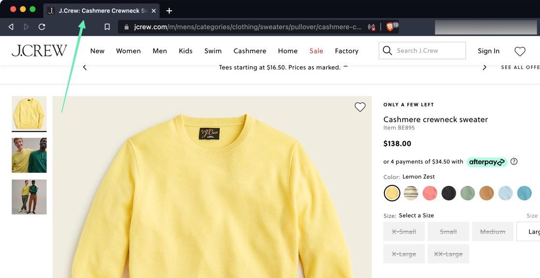 custom page titles