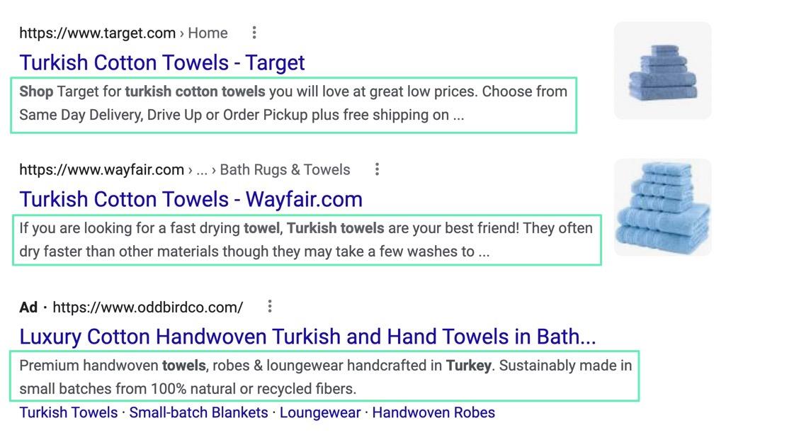custom meta descriptions