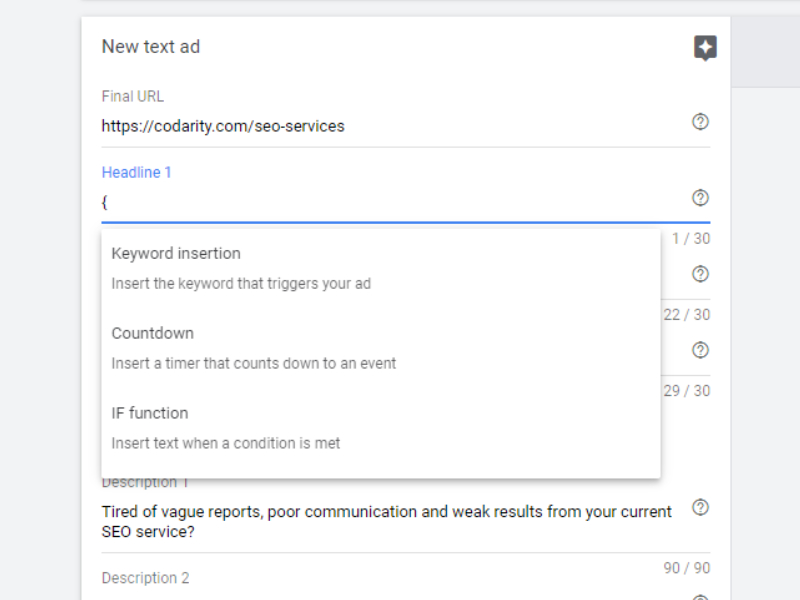 Ultimate Guide to Paid Search Advertising 20 Добавление бэкэнда формул