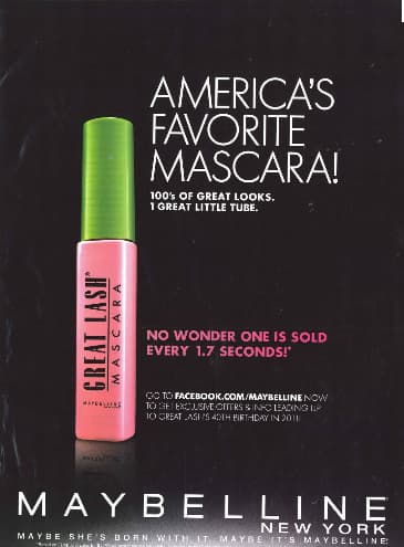 Лучшие практики рекламы: Maybelline