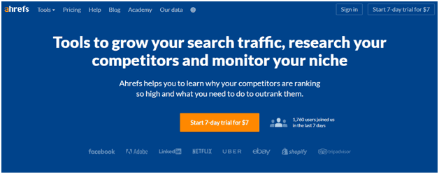 Ahrefs Лучшие инструменты PPC