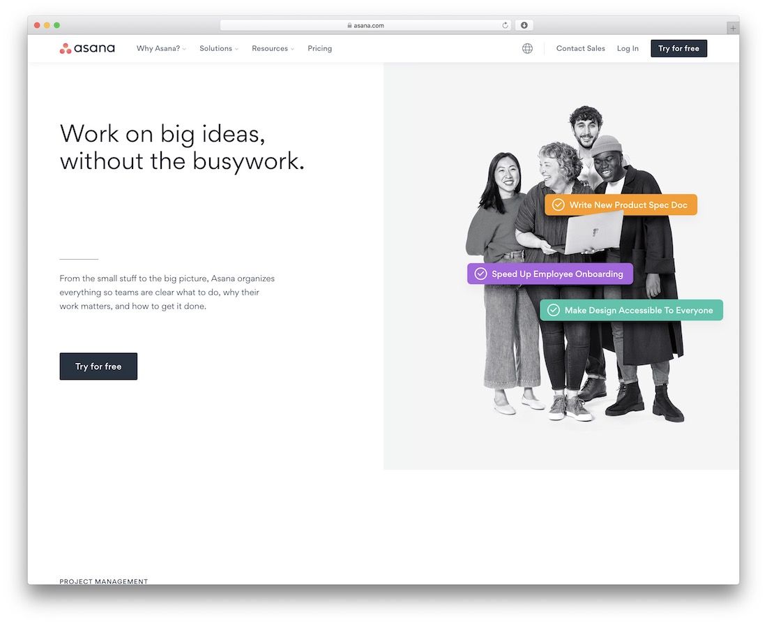 asana productivity tool