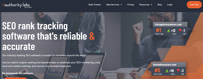 Authority Labs Homepage