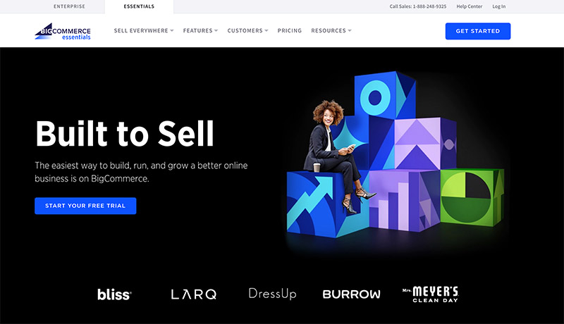 bigcommerce homepage
