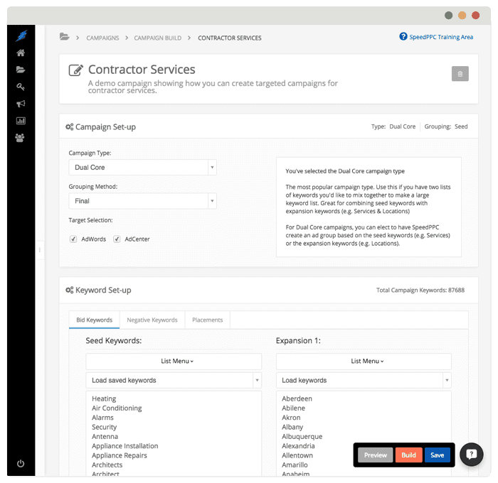 SpeedPPC SpeedPPC - отличный инструмент для создания рекламных кампаний Google