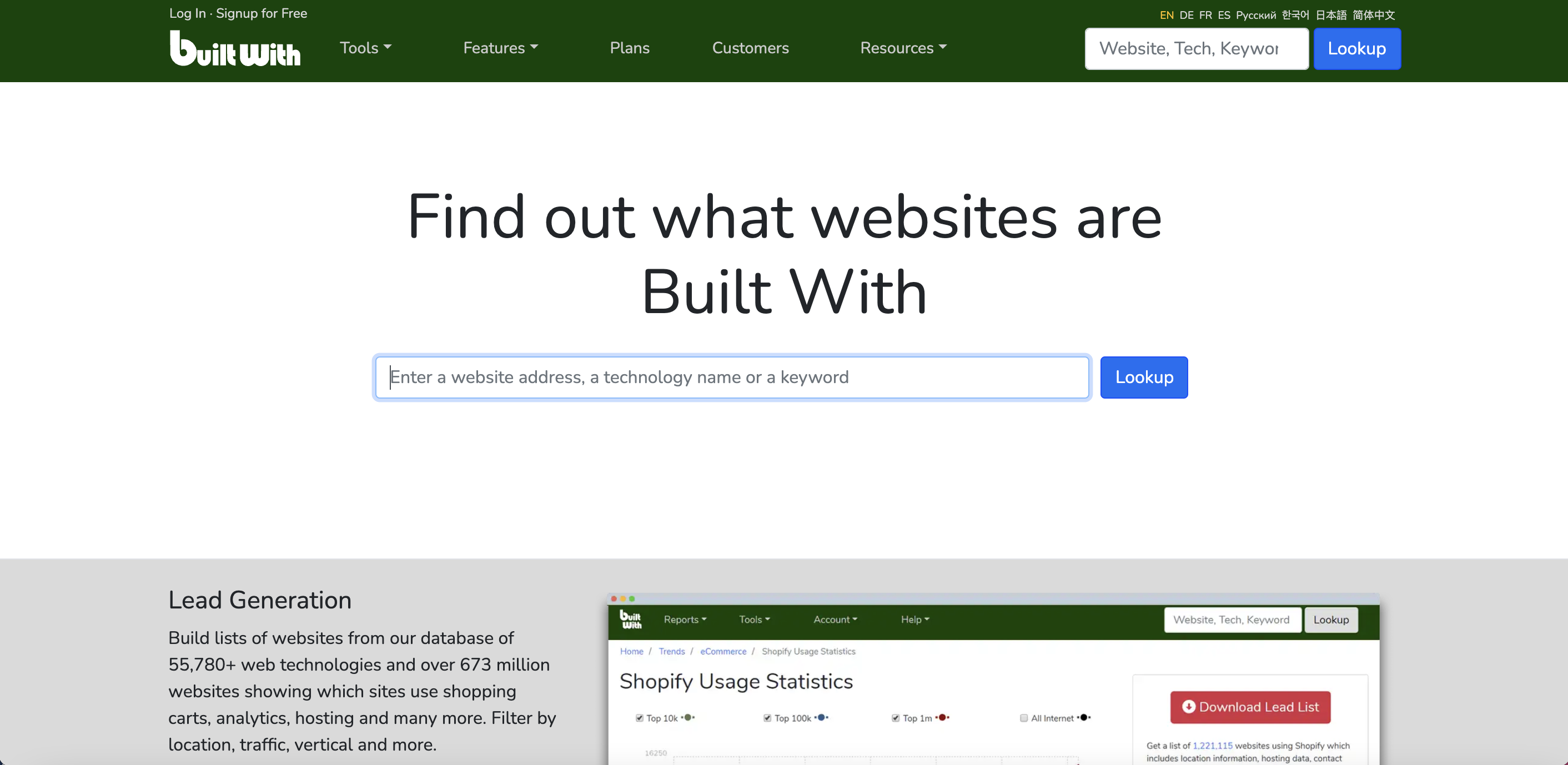 Built With Website