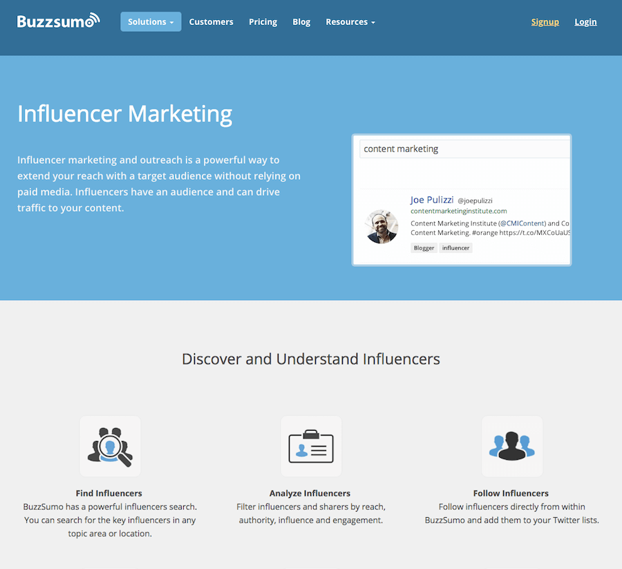 Buzzsumo-Influencer-Маркетинг