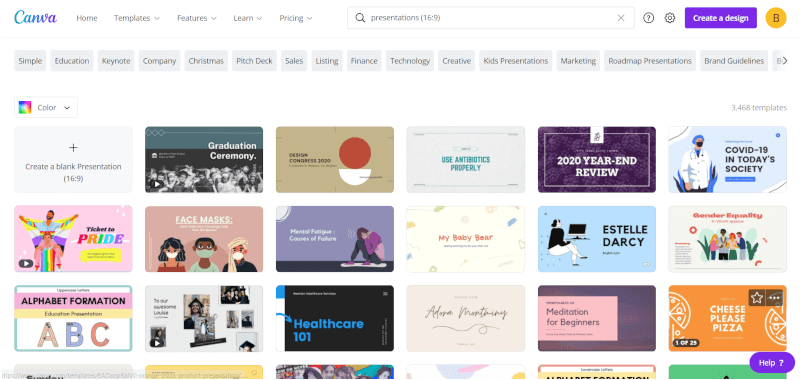 Canva - digital marketing tools 2022