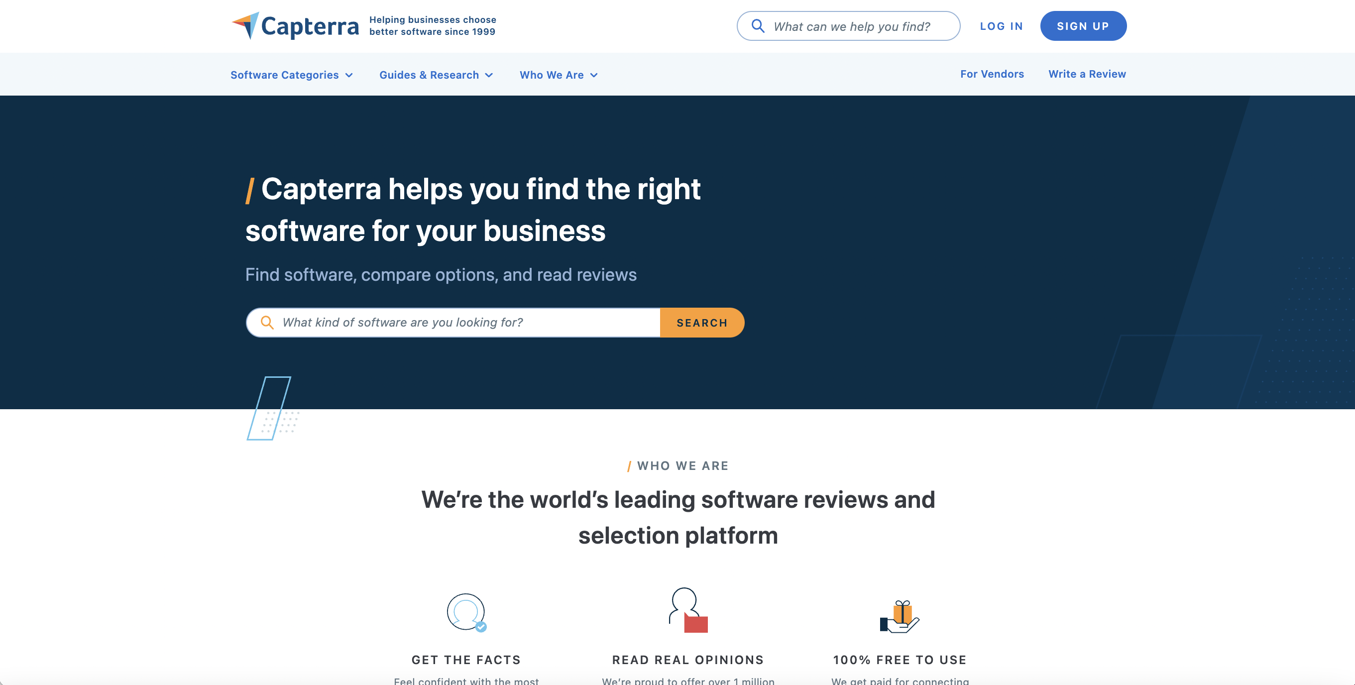 Capterra software as a sales tool