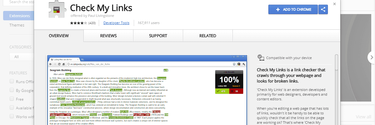 Check My Links - Best Seo Audit Tool