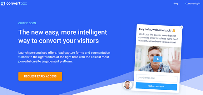 Convertbox Homepage