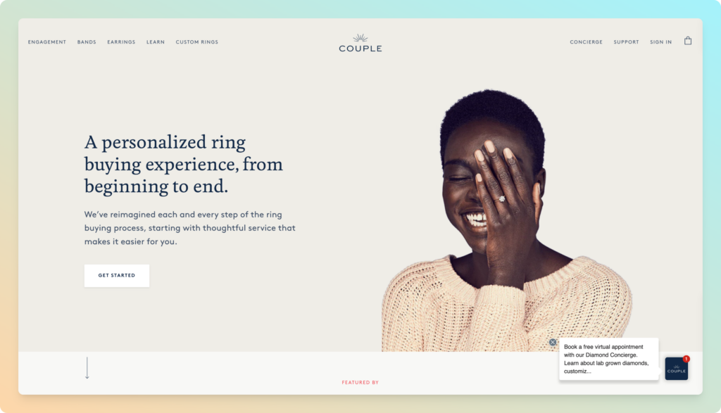 couple - Best Ecommerce Website Designs