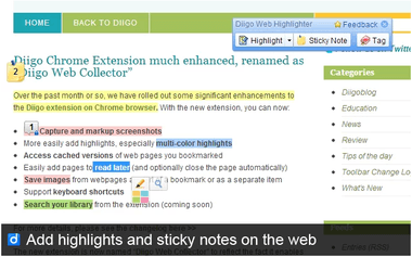Diigo Web Collector