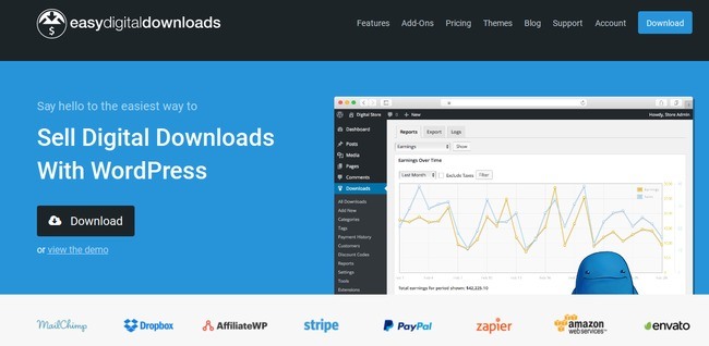 Free WordPress Ecommerce Plug-ins - easy-digital-downloads