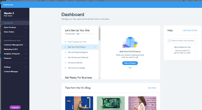 wix commerce