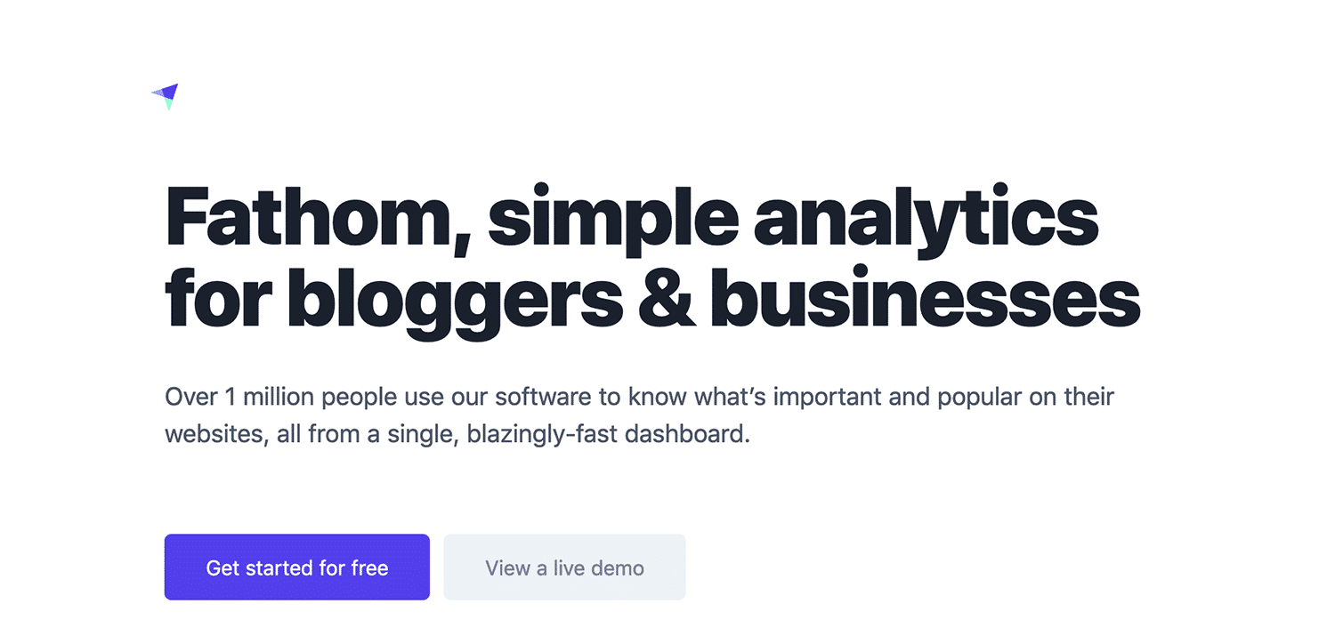 Альтернативы Google Analytics: Fathom