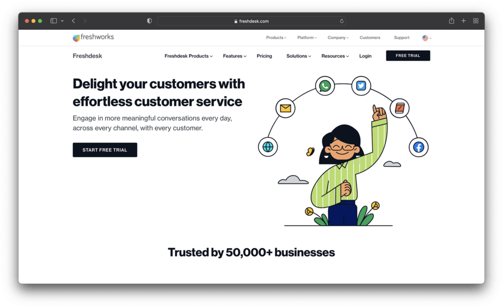 freshdesk - best help desk software