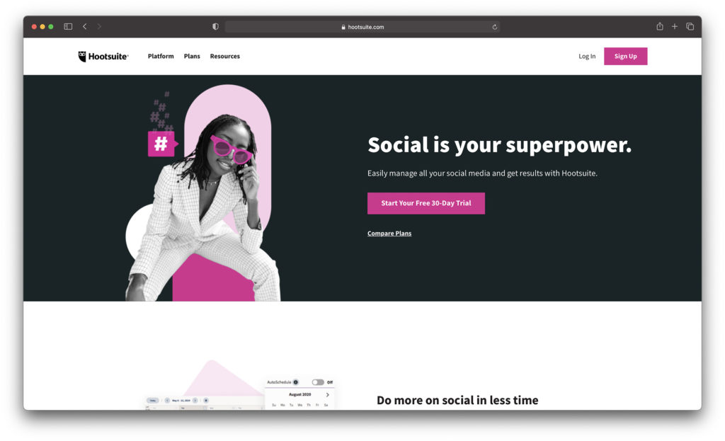 hootsuite - small business software