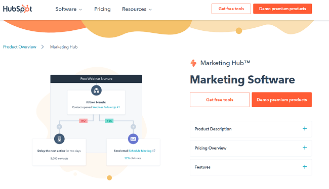 HubSpot Homepage