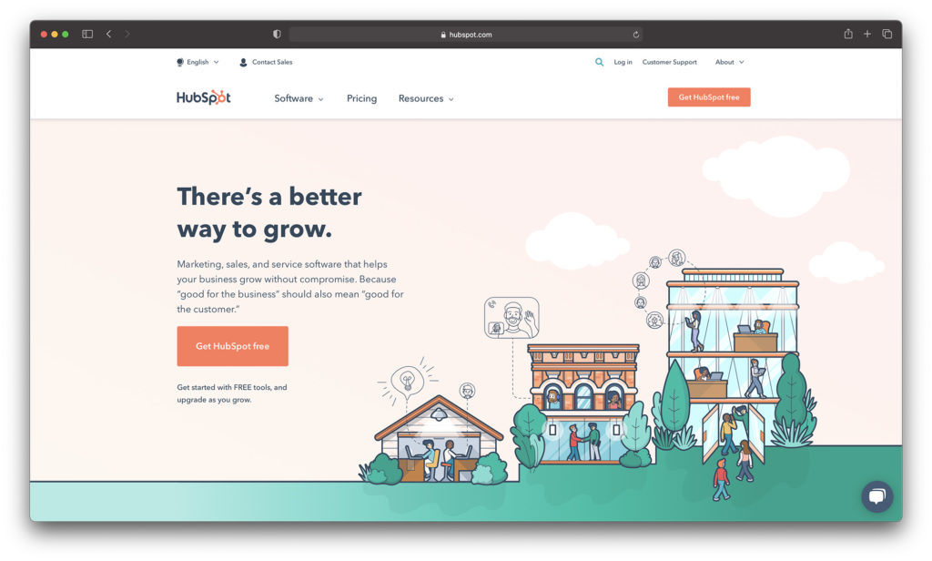 hubspot - small business software