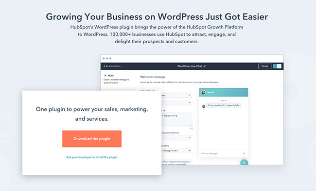 wordpress ecommerce plugin - hubspot