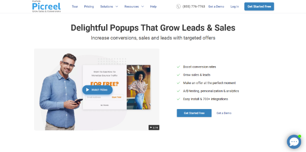 Lead Generation Tools Picreel