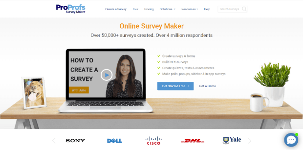 ProProfs Survey Maker Lead Generation Tools
