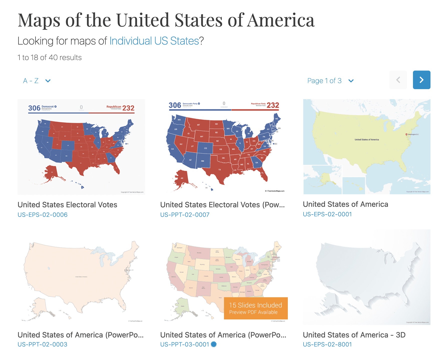 Free Vector Maps