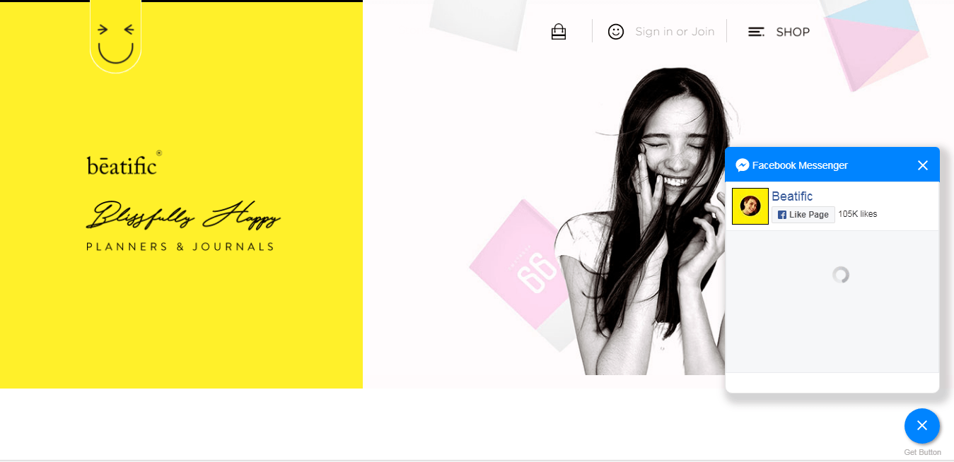 ecommerce website - beatific