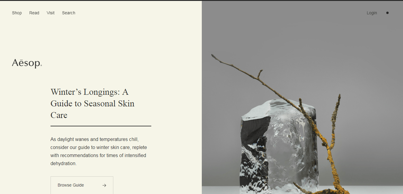 aesop homepage