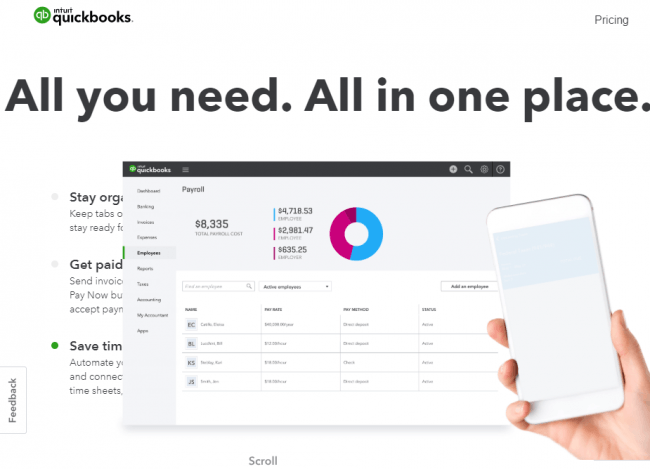 PayPal alternatives: Intuit