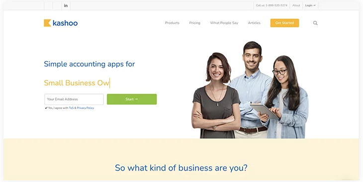 kashoo an accounting tool