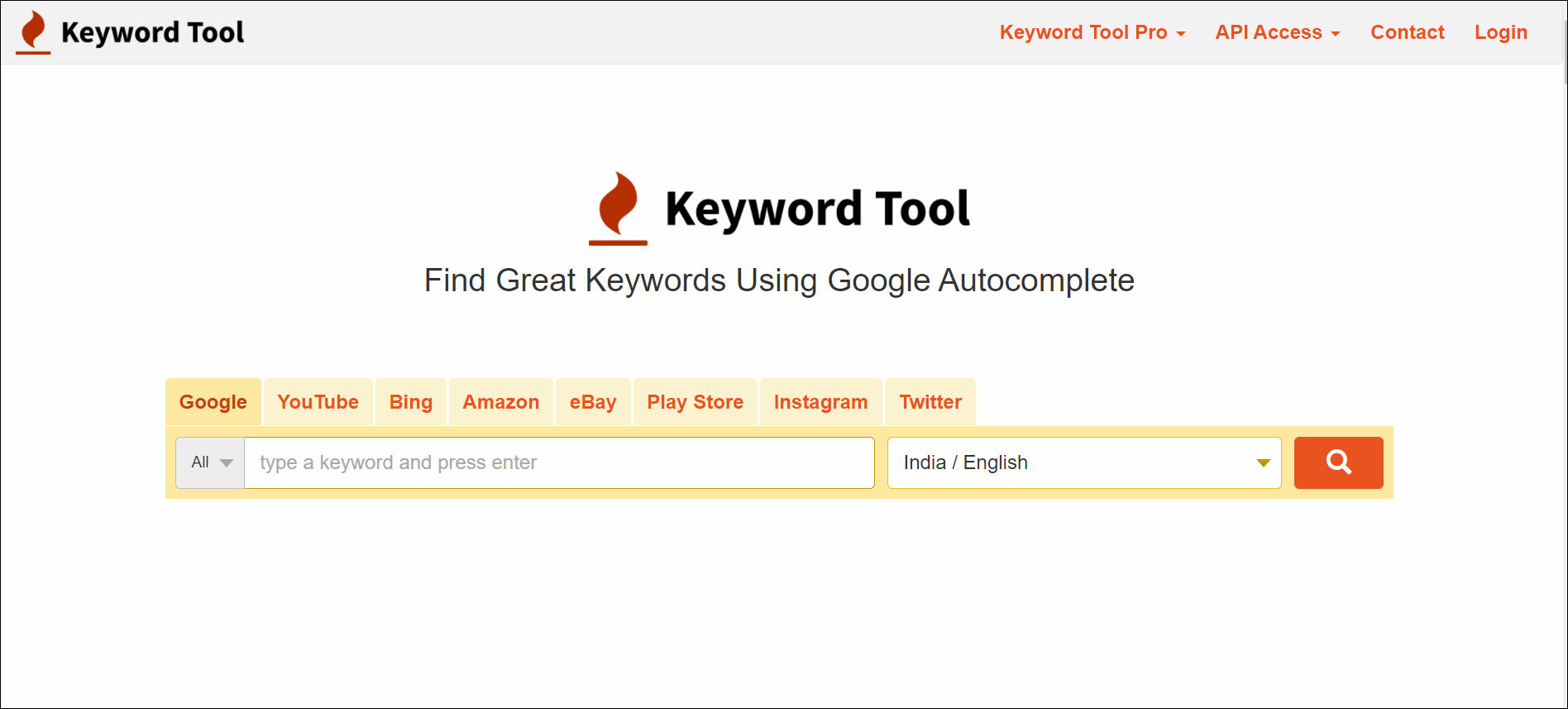 keyword tool