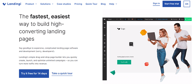 Landingi Homepage