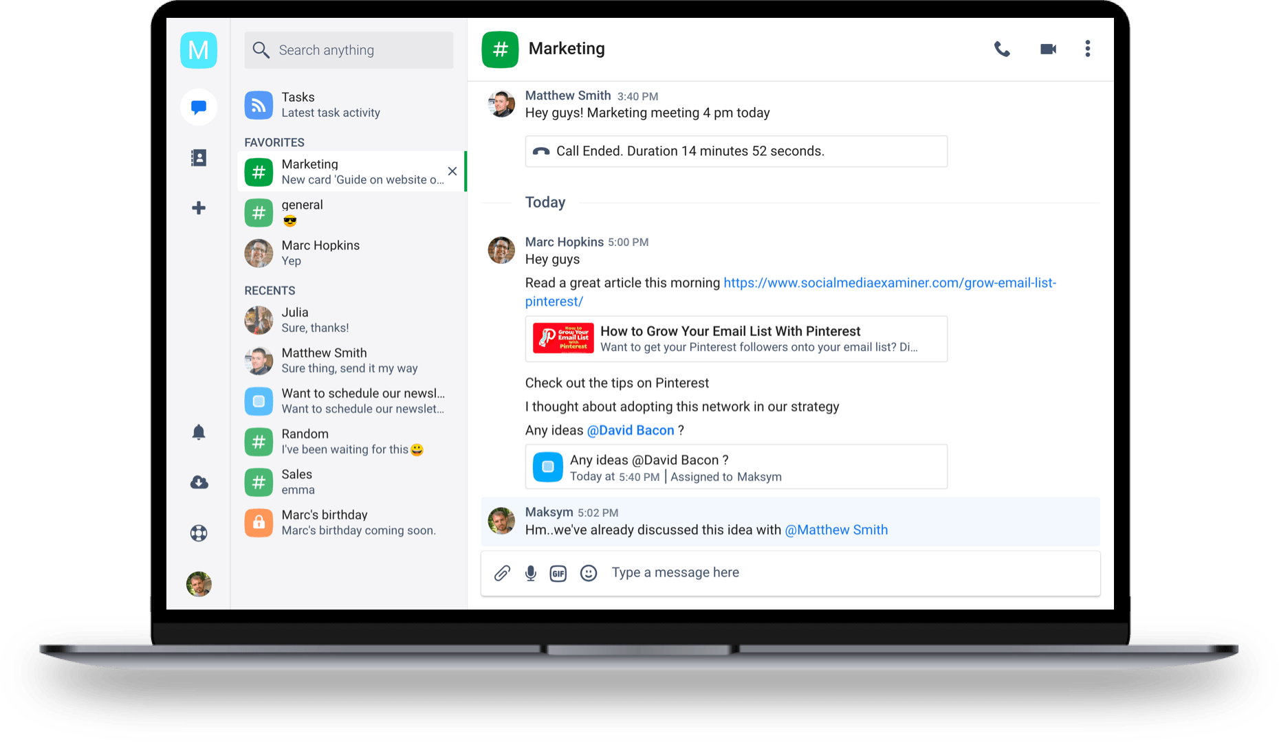 Chanty-team-chat-team-collaboration