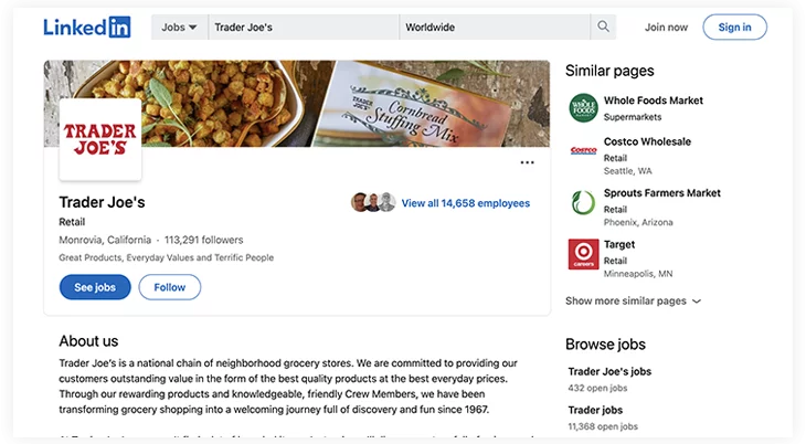linkedin a retail marketing tool