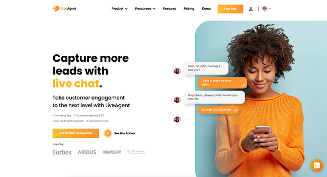 liveagent - best live chat apps