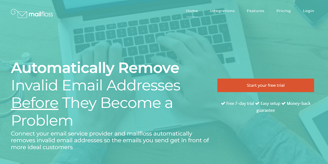 Mailfloss Homepage