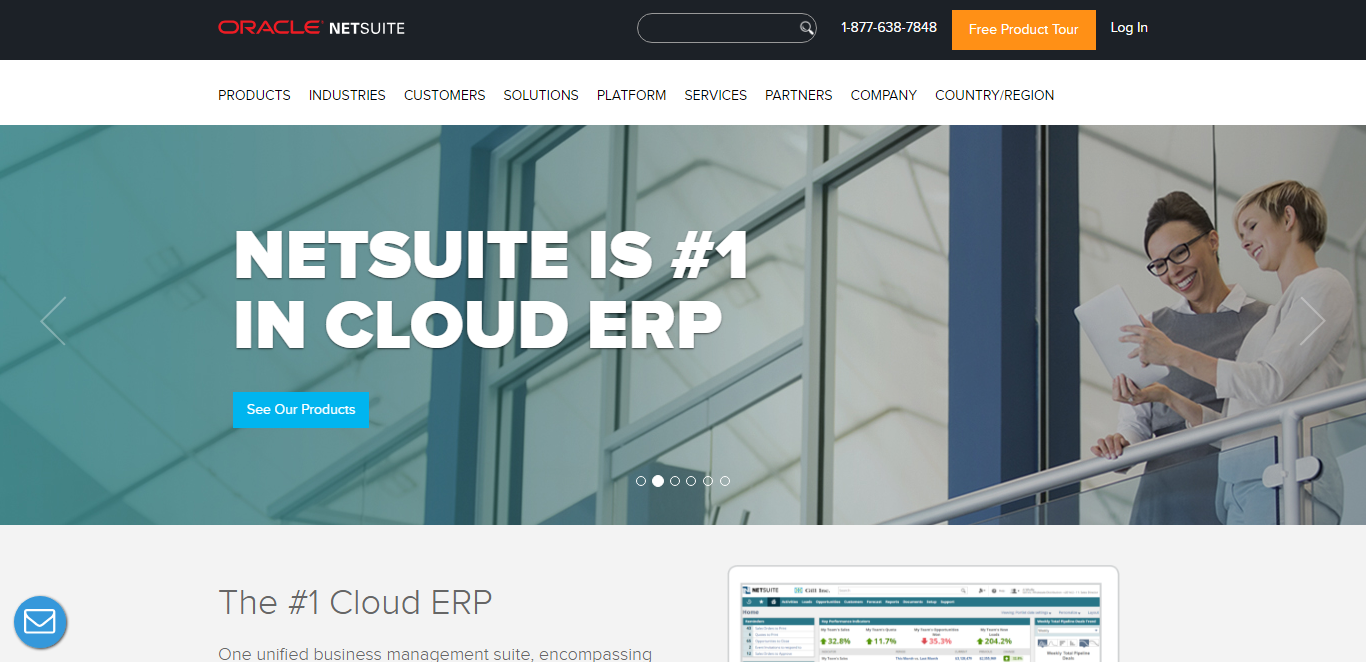 Netsuite as business or company management software