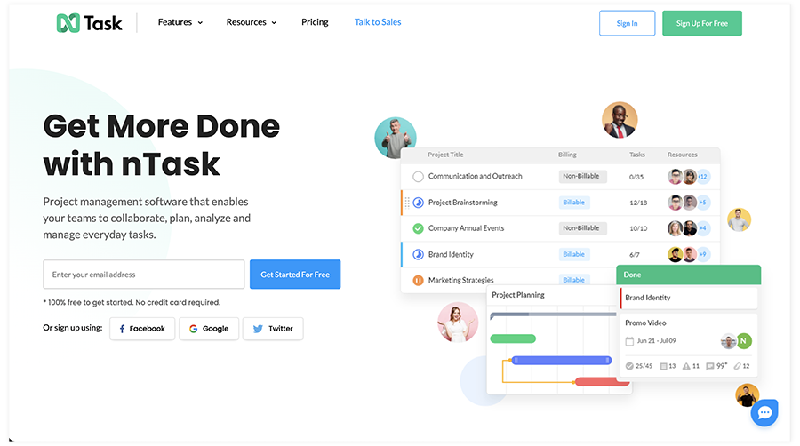 nTask - цифровой маркетинговый инструмент для коммуникации и совместной работы