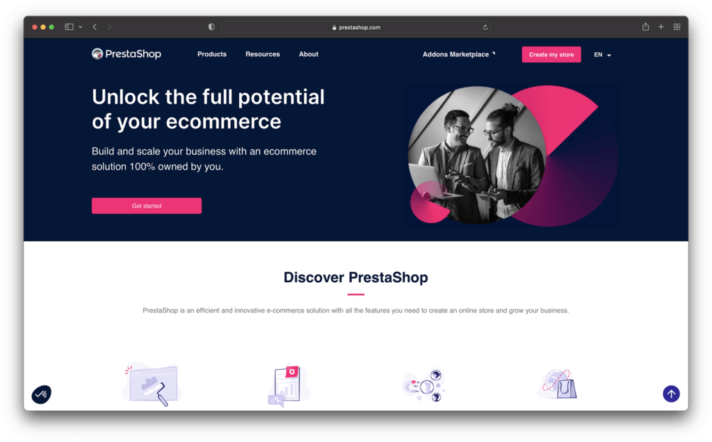 open source ecommerce - Prestashop