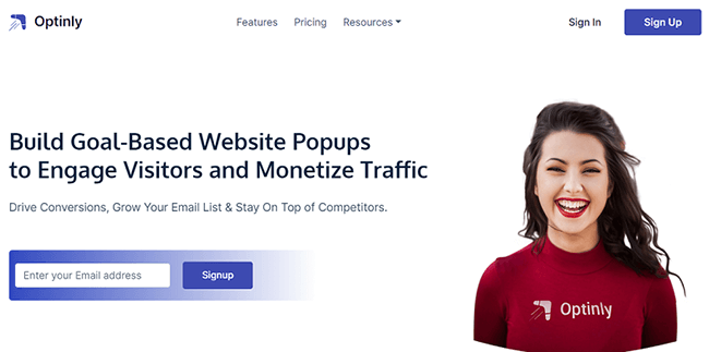 optinly Homepage