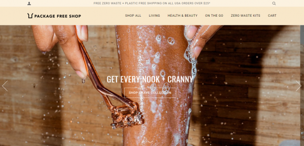 ecommerce website - package free shop