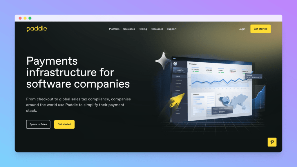 paddle - Best Subscription Billing Software