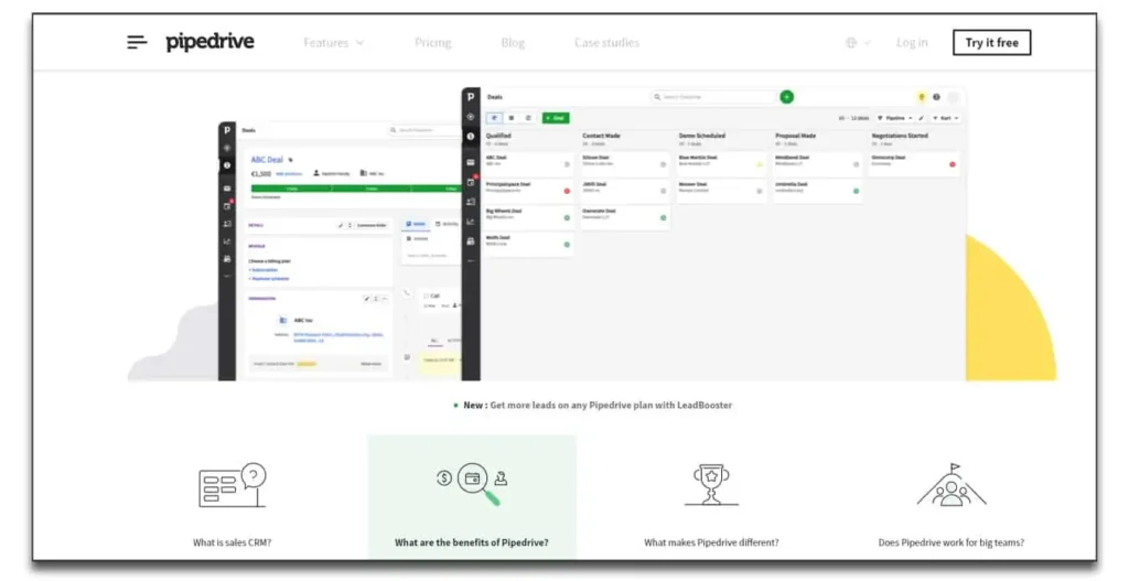 pipedrive sales management software