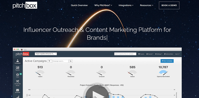 Pitchbox Homepage