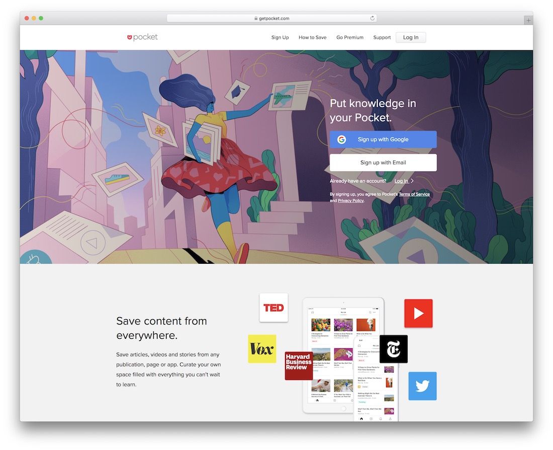 pocket free productivity tool