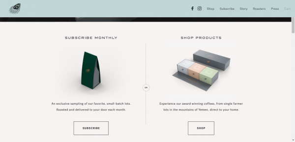ecommerce website - port of mokha