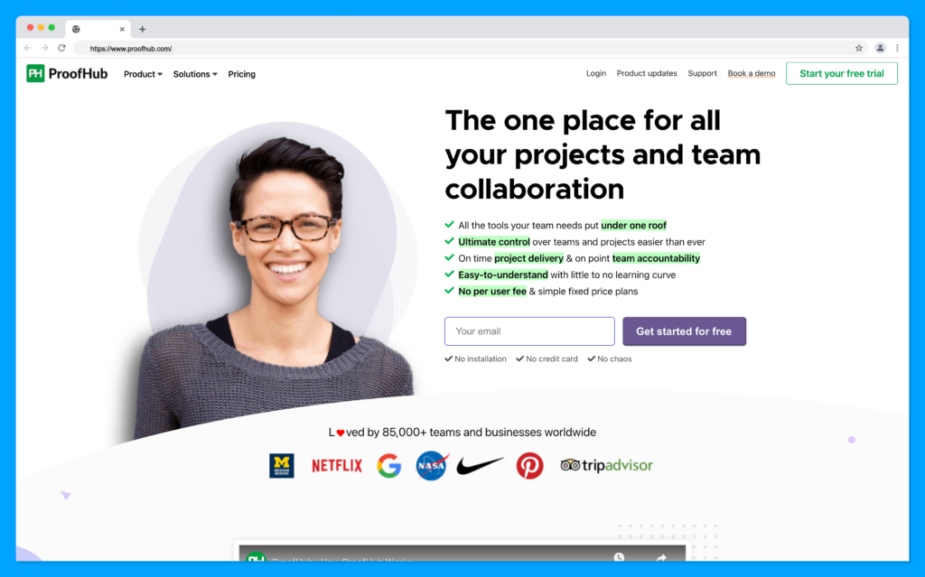 proofhub - best project management software